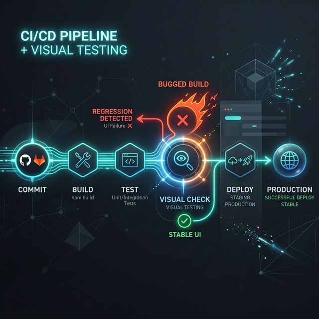 A Technical Guide to Integrating Visual Testing into Your CI/CD Pipeline